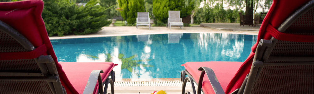 A serviced pool done by Noah's Pool Service in the Fort Worth area.